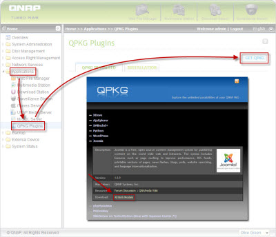 Download Joomla QPKG for install
