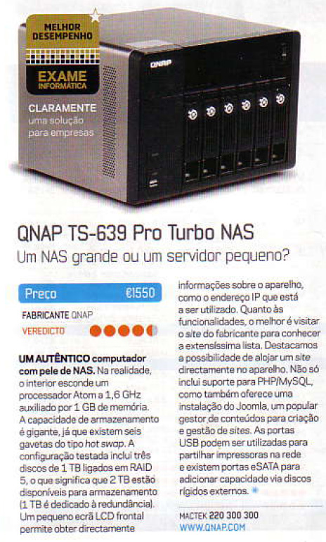 【QNAP】TS-639 Pro NAS（6ベイ HDDなし） TS-639 Pro - Features | QNAP